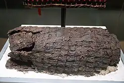 Original piece of the iron armor