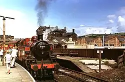 41241 at Keighley in non-authentic KWVR maroon in 1974
