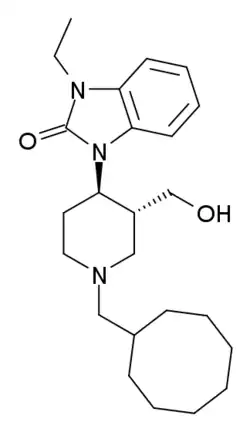 Chemical structure of J-113397.