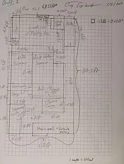 Original draft print for the Mystery Space Redesign.