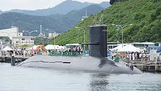 The JS Asashio at Maizuru Naval Base on July 16th, 2016