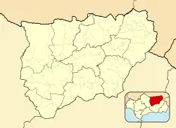Torreperogil is located in Province of Jaén (Spain)