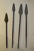 Copper javelins