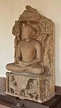 Jain Tirthankara Lord Naminatha - (Circa 12th Century CE) ACCN 00-B-77. Government Museum Mathura