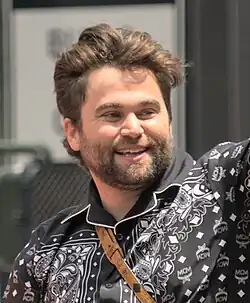 Jake Borelli at the 2023 San Francisco Pride Parade