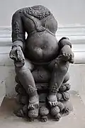 Jambhala - Circa - 10th Century AD - Kurkihar - Bihar - Indian Museum - Kolkata