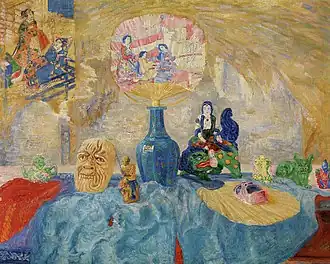 Still Life with Chinoiseries (c. 1906), oil on canvas, 85 × 105 cm, Royal Museum of Fine Arts, Antwerp