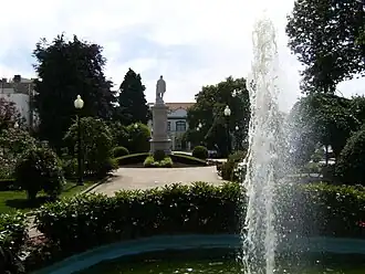 The civic gardens of Paços de Ferreira