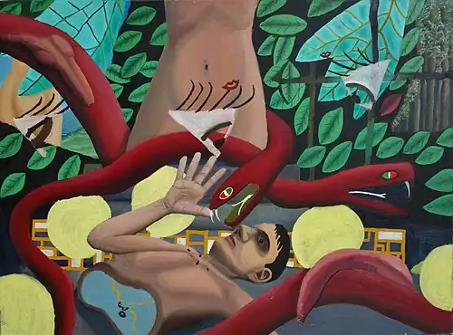 Jealousy; oil on canvas, 76 x 101&nbsp;cm