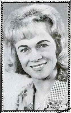 This is a photograph of country music singer Jean Shepard in the year 1967.