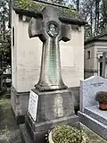 Samary's grave in Passy Cemetery