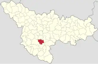 Location in Timiș County