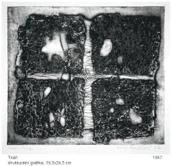 Tissue (structural print), 19,5 × 24,5&nbsp;cm, 1967