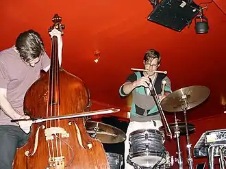Andreas Lønmo Knudsrød (d) and jo Berger Myre (b) in Aarhus, Denmark (2009)