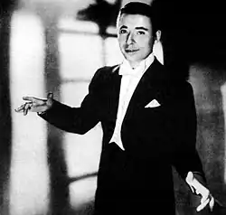 Joe Loss on the sheet music cover for Bob Nolan's "Cool Water"