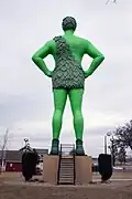 Jolly Green Giant, backside