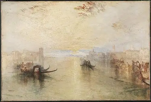 St Benedetto, Looking towards Fusina by J. M. W. Turner