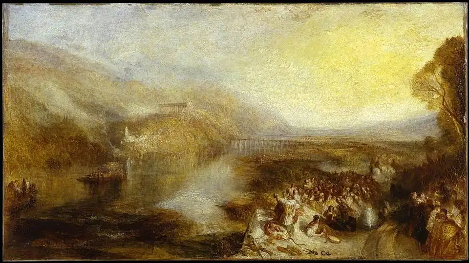 The Opening of the Wallhalla by J. M. W. Turner