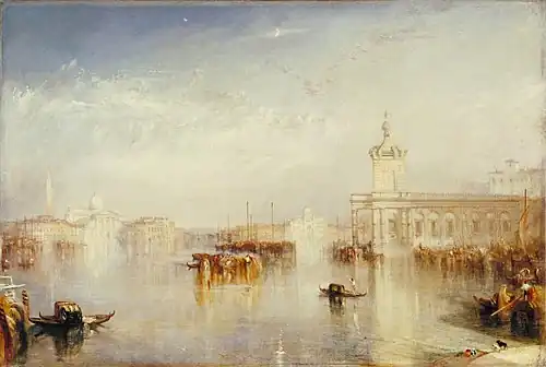 The Dogano, San Giorgio, Citella, from the Steps of the Europa by J.M.W. Turner