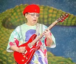 Yamagishi at the New Orleans Jazz & Heritage Festival, 2004