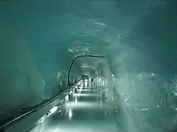 Image 20The Sphinx Tunnel connecting Jungfraujoch railway station to the Sphinx Observatory, through a glacier at the Jungfraujoch (from Alps)