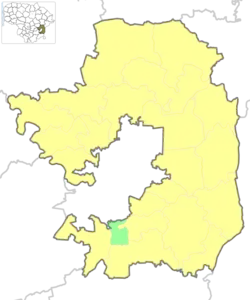 Location of Juodšiliai Eldership