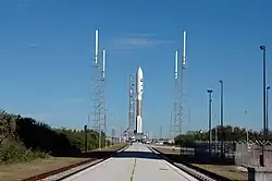 SLC-41 in its early Atlas V years, carrying New Horizons as its payload in 2006.