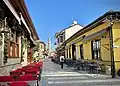 Streetscape and Sultan Alaaddin Mosque in the background