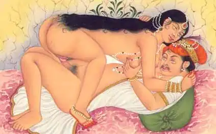 Woman-on-top position in the Kama Sutra (2nd – 3rd century CE)