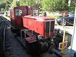 V 7 in front of Kandern station