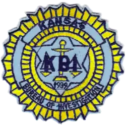Official patch of the Kansas Bureau of Investigation