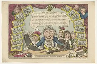 Charles Williams after George Woodward. Tail piece for Volume 1 of The Caricature Magazine; (Rijksmuseum, Amsterdam)