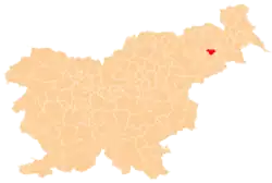The location of the Municipality of Destrnik