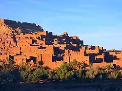 Image 42The city of Aït Benhaddou photographed in the evening (from History of Morocco)