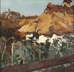 Landscape: Cottage; 1900s, oil on canvas, 76 × 74&nbsp;cm, National Museum, Warsaw.