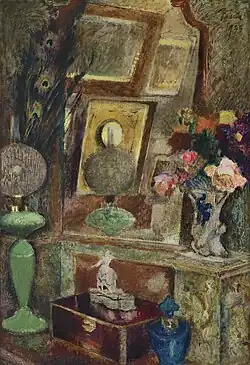 Still life: My Studio (Still Life); 1933, oil on plywood, 105&nbsp;cm × 72&nbsp;cm, private collection.