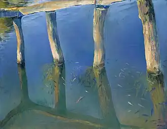 Animals: Fish; 1908, pastel on paperboard, 82 × 63&nbsp;cm, National Museum, Poznań.