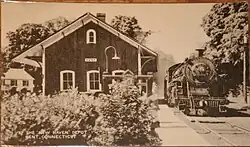 Early 20th postcard of Kent station