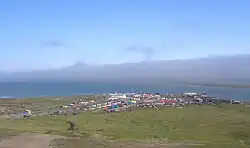 Aerial view of the village of Khatyrka