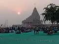 Temple during a Hindu religious gathering