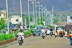 Street scene in Khuzdar