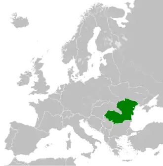 The Kingdom of Romania in 1942