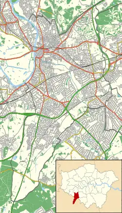 Ace of Spades (junction) is located in Royal Borough of Kingston upon Thames