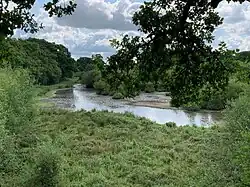 View of part of Hammer Pond at Knepp Wildland