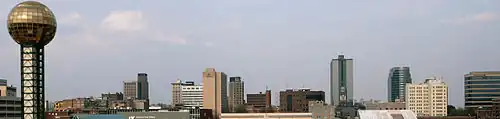 View of the skyline of downtown Knoxville, Tennessee