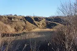 Old fortifications at the site of Kodak Fortress