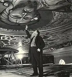 Konstantin Pavlov restores the image of Jesus Christ in 1973