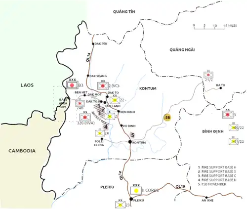 Kontum dispositions in Easter Offensive 1972 - early April