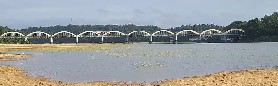 The panoramic view of a bridge