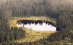 The namesake lake, 2019